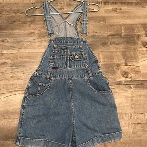 Jean Short Overalls